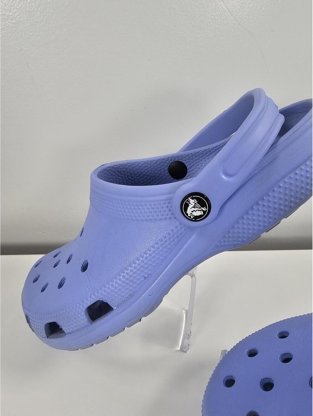 Crocs Lilac Classic Clog Slides - Picture 7 of 13